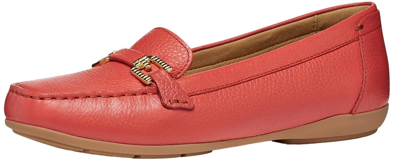 Geox Women's D ANNYTAH MOC B Moccasin, Coral, 37 EU
