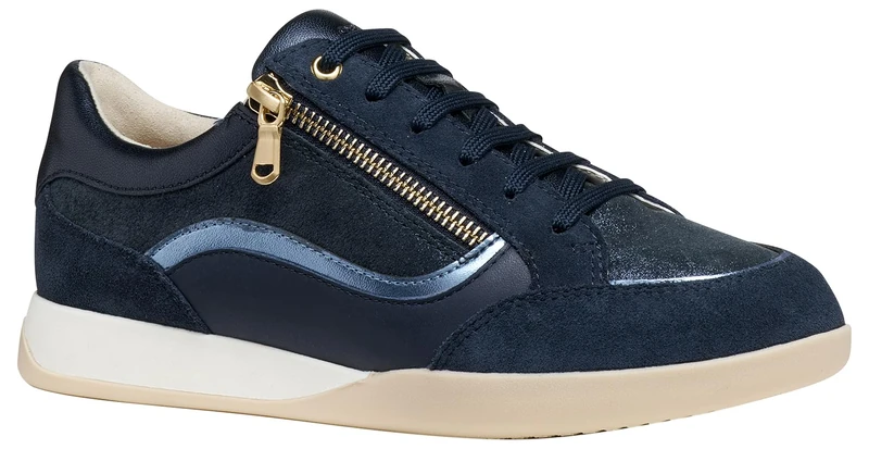 Geox Women's D MARYEMY C Trainers, Navy, 37 EU
