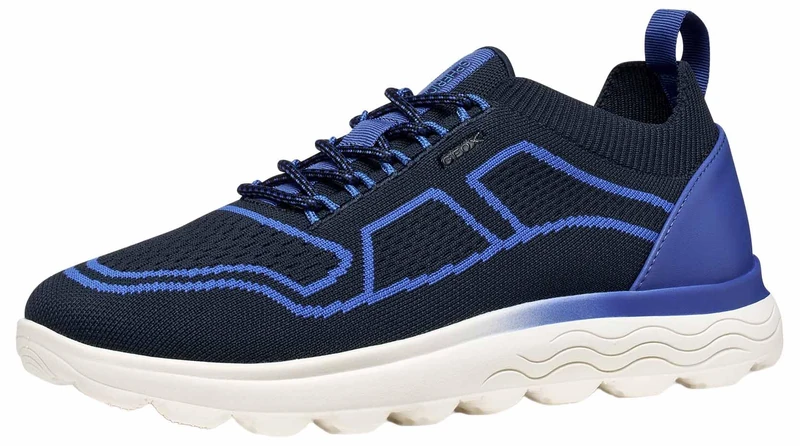 Geox Men's U Spherica A Trainers, Navy/Royal, 46 EU
