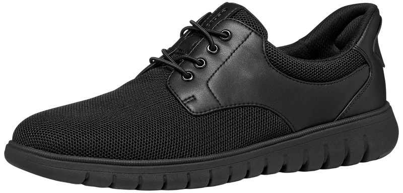 Geox Men's U Flextride F Plus A Sneaker, Black, 10.5 UK