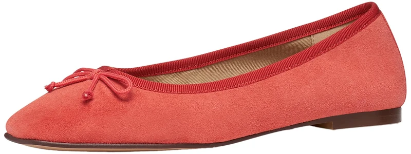 Geox Women D Marsilea A Ballet Flat, Coral, 6.5 UK
