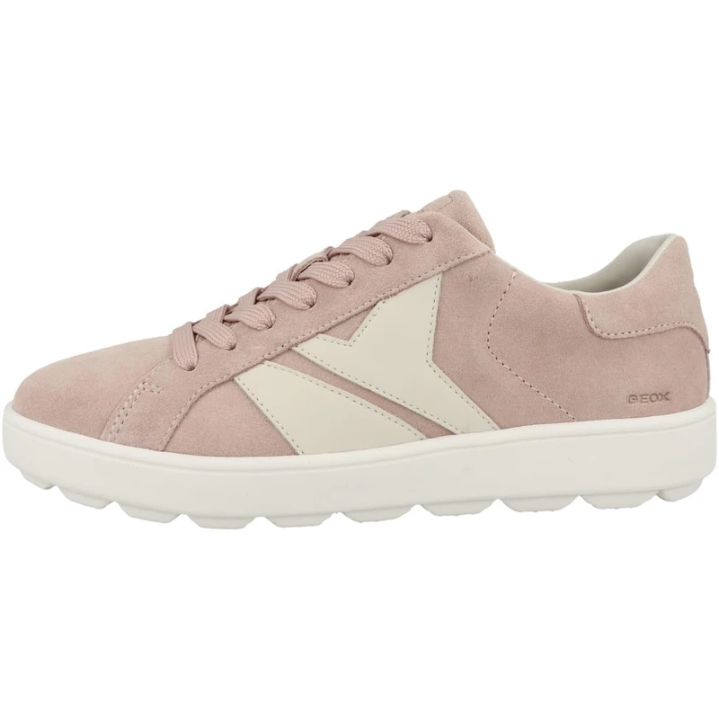 Geox Women's D SPHERICA ECUB-1 B Trainers, Rose/Papyrus, 38 EU