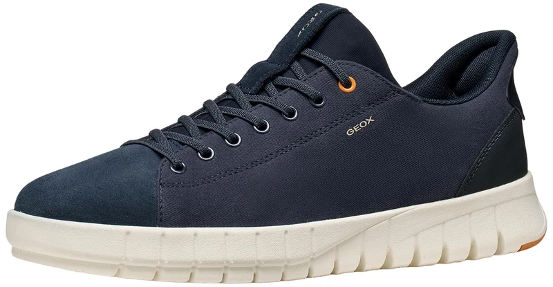 Geox Men's U Flexride Plus C Trainers, Navy, 39 EU