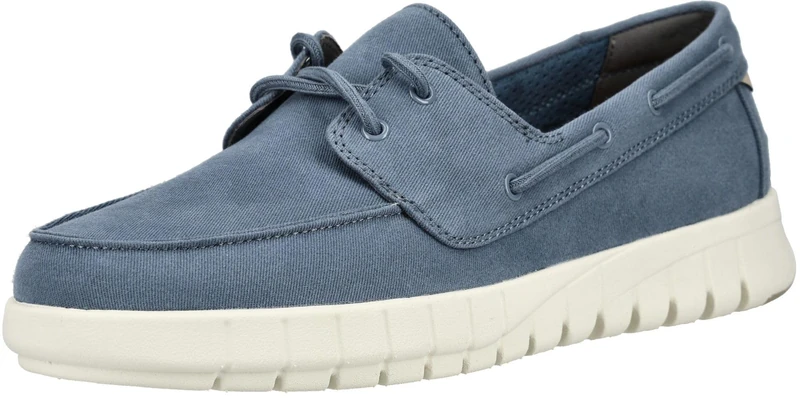 Geox Men U Flextride B Moccasin, Jeans Colour, 11 UK