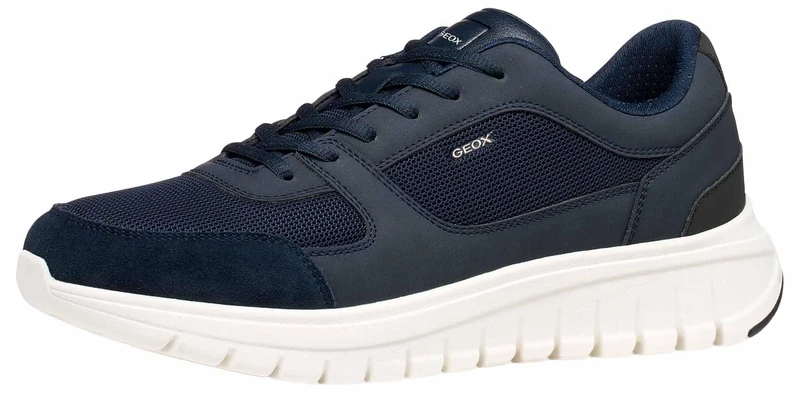 Geox Men U Flextride R B Sneaker, Navy Dk Navy, 9 UK