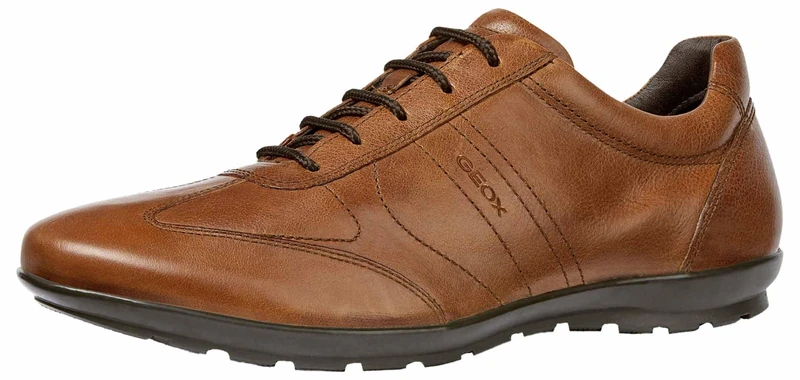 Geox Men's Uomo Symbol B Trainers, Brown Cotto, 41.5 EU