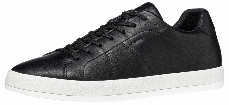 Geox Men's U Serifos C Trainers, Black, 39 EU