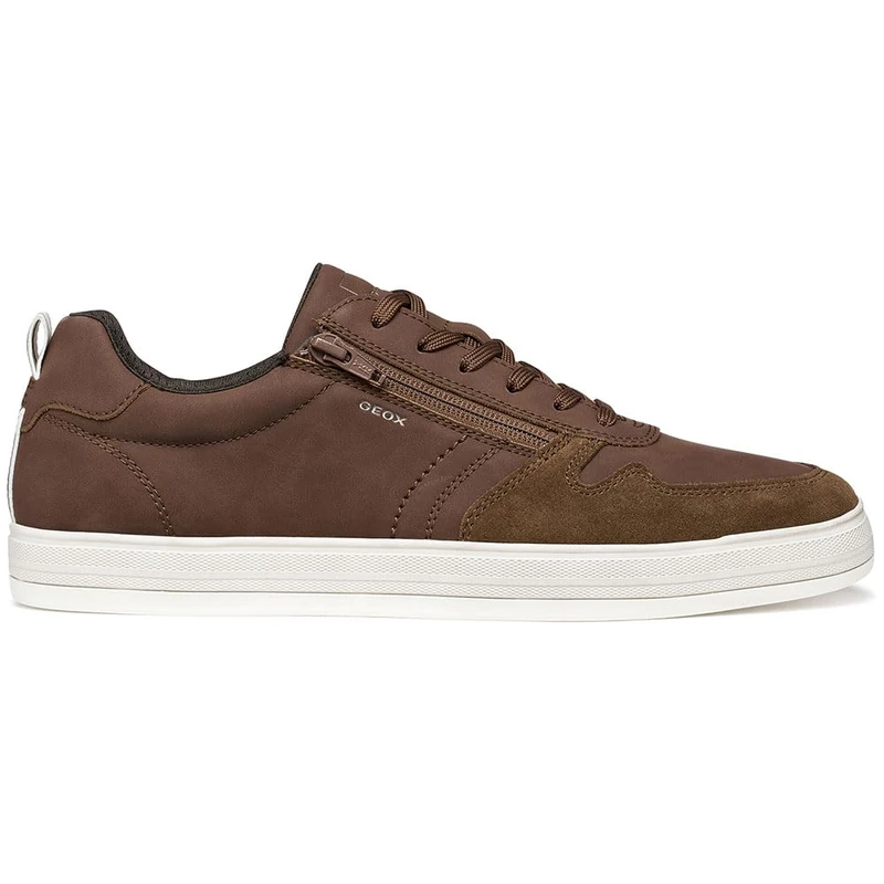 Geox Men's U Serifos H Trainers, Brown Cotto, 43 EU