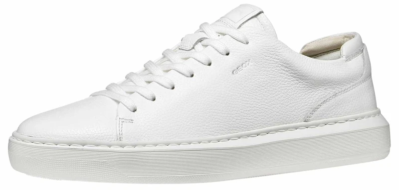 Geox Men U Deiven A Sneaker, White, 9 UK