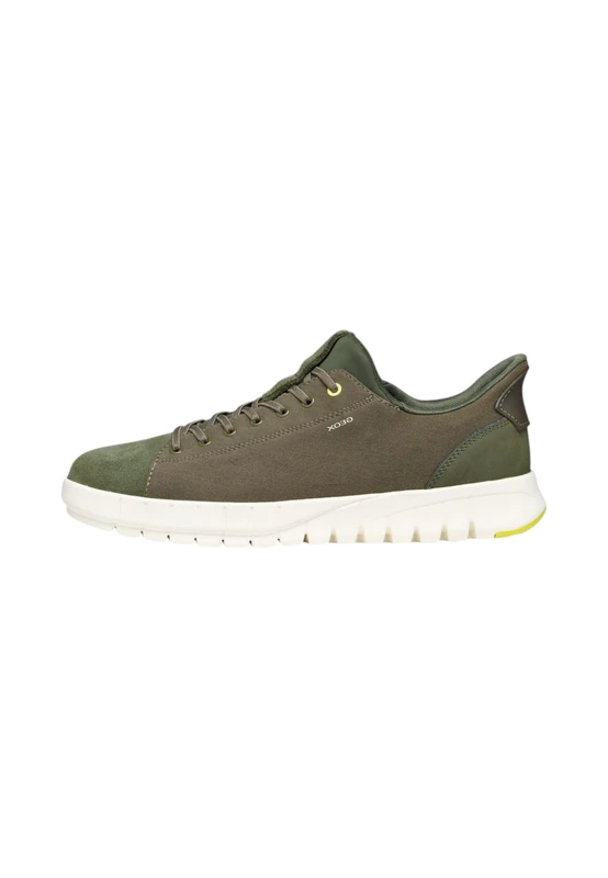 Geox Men U Flextride Plus C Sneaker, Lt Olive, 9 UK