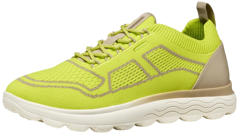 Geox Men's U Spherica A Trainers, Lime Green/Sand, 40 EU