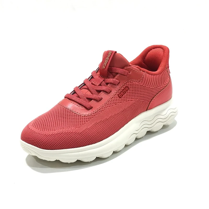 Geox Women's D SPHERICA Plus A Trainers, Coral, 37 EU