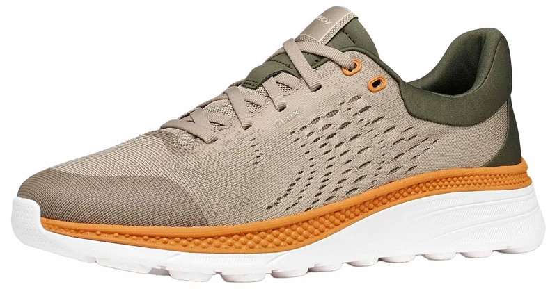 Geox Men U Spherica Actif X1 Sneaker, Sand Dove Grey, 6 UK