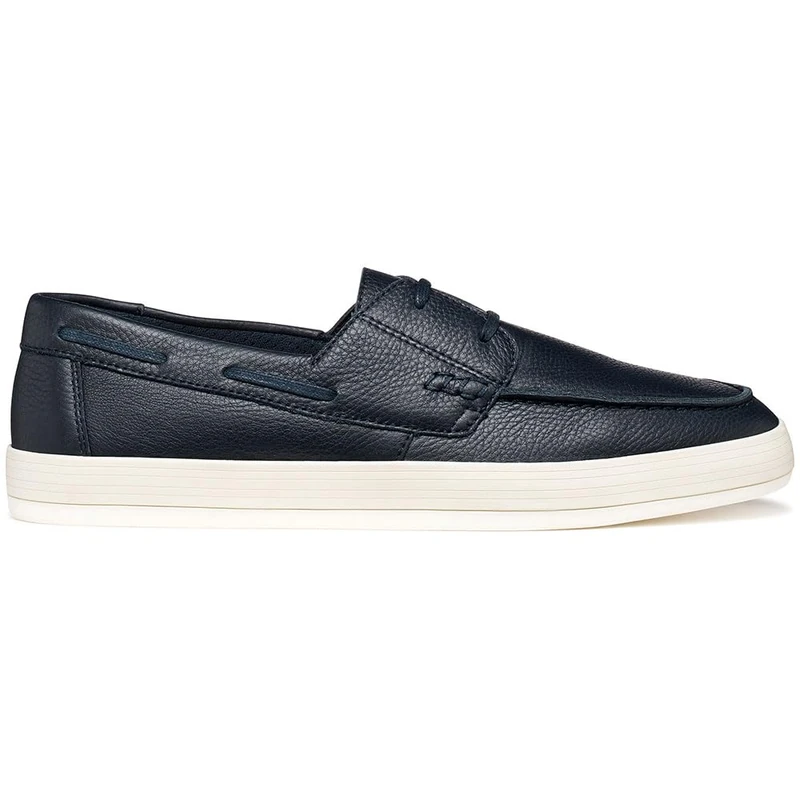 Geox Men's U Serifos J Moccasin, Navy, 41 EU