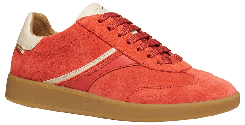 Geox Women's D MELEDA A Trainers, Coral, 38 EU