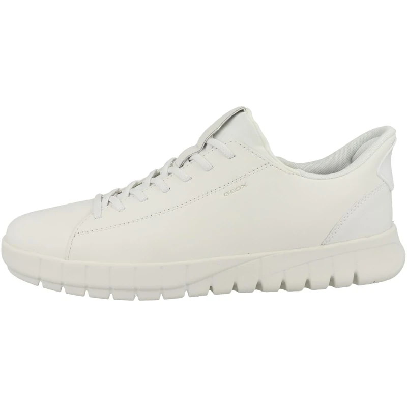 Geox Men U Flextride Plus A Sneaker, White, 7 UK