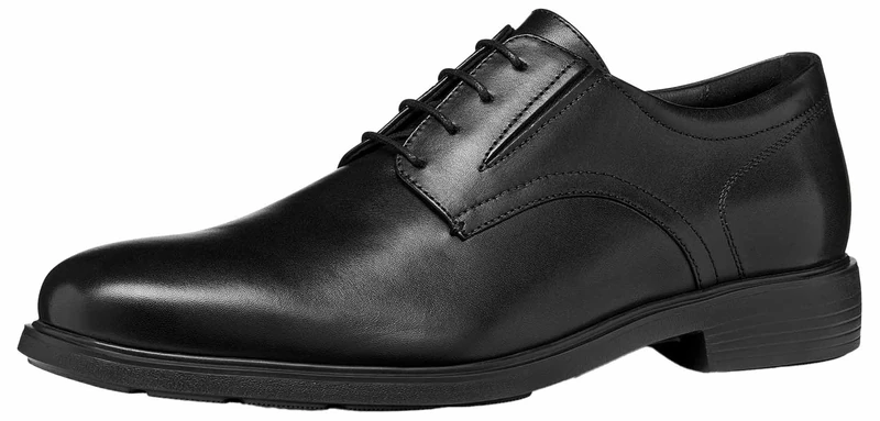 Geox Men U Dublin C Oxford, Black, 7.5 UK