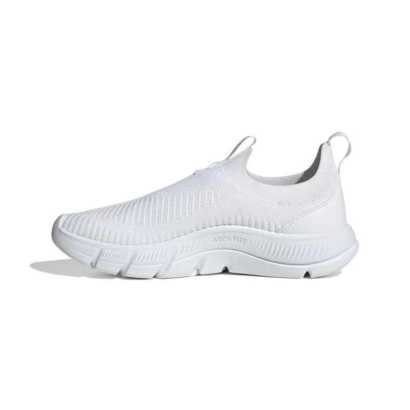 adidas Women's Cloudfoam Flex Sock Shoes, FTWR White/FTWR White/Grey Two, 6 UK