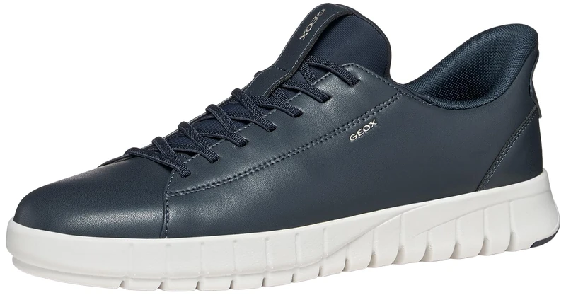 Geox Men's U Flexride Plus A Trainers, Navy, 41 EU