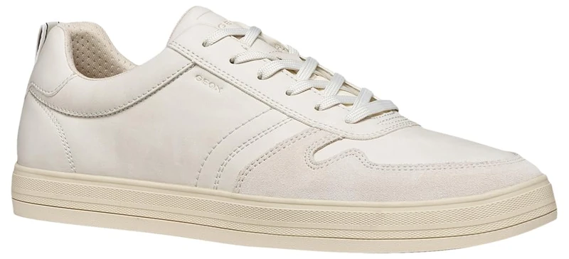 Geox U Serifos E, Men's Sneakers, Off White, 41 EU/UK 7