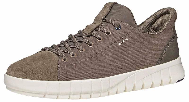 Geox Men U Flextride Plus C Sneaker, Dove Grey, 10.5 UK