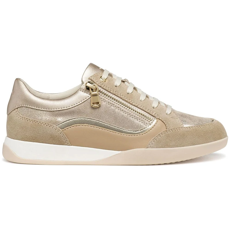 Geox Women's D MARYEMY C Trainers, Cream, 38 EU