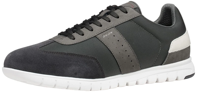 Geox Men's U Flexride Zero B Trainers, Anthracite, 44 EU