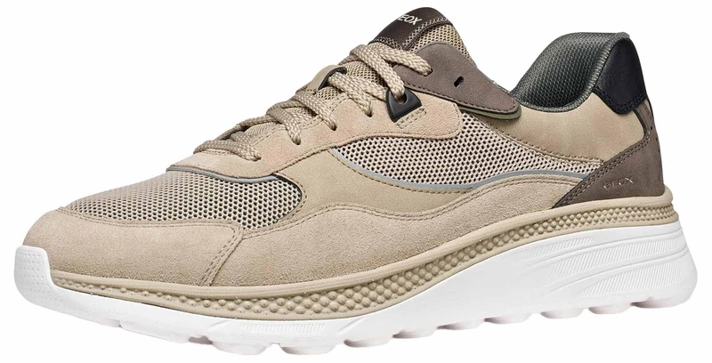 Geox Men's U SPHERICA ACTIF X1 Trainers, Sand, 44 EU