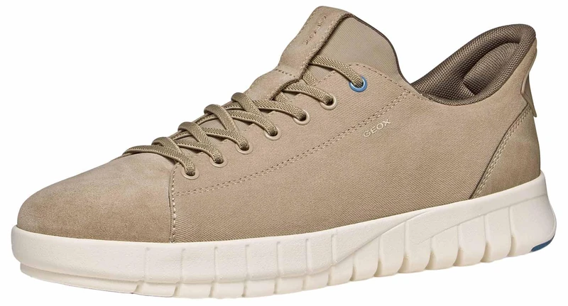 Geox Men U Flextride Plus C Sneaker, Sand, 9 UK