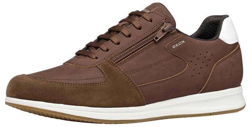 Geox Men's U Avery A Trainers, Brown Cotto, 40 EU