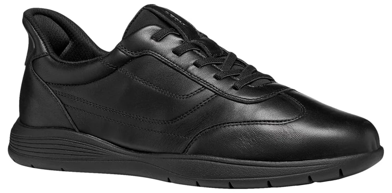 Geox Men's U Spherica EC2 Plus Trainers, Black, 39 EU