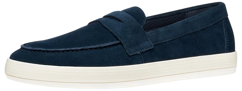 Geox Men's U Serifos I Moccasin, Navy, 39 EU