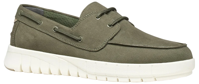 Geox Men's U Flexride B Moccasin, LT Olive, 43 EU