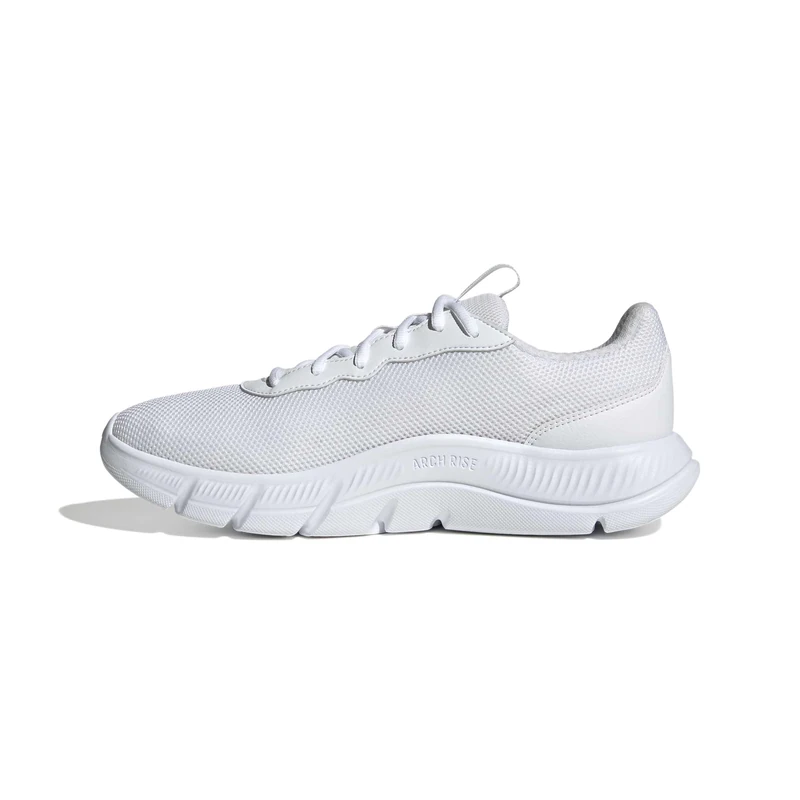 adidas Men's Cloudfoam Flex Laces Shoes, FTWR White/FTWR White/Grey Two, 6 UK