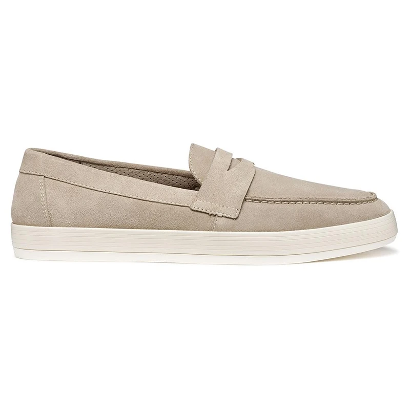 Geox Men's U Serifos I Moccasin, Sand, 43 EU