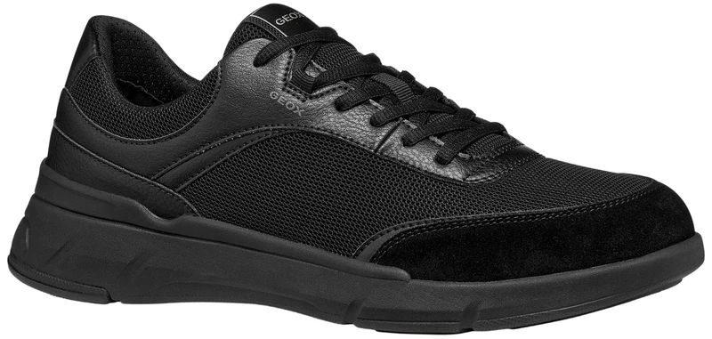 Geox Men's U Vittour A Trainers, Black, 39 EU - Image 1