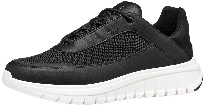 Geox Men's U Flexride R D Trainers, Black, 39 EU