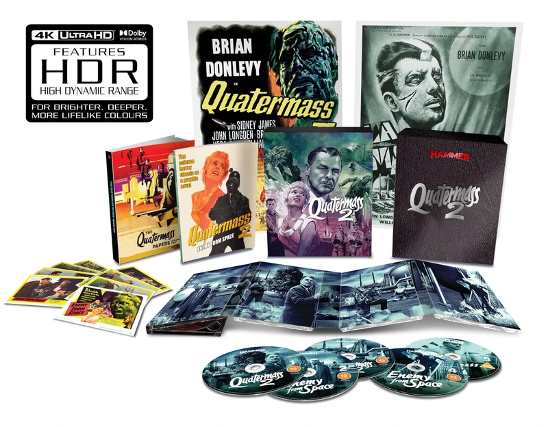 Quatermass 2 Limited Collector's Edition 4K UHD + Blu-Ray [Region A & B & C]