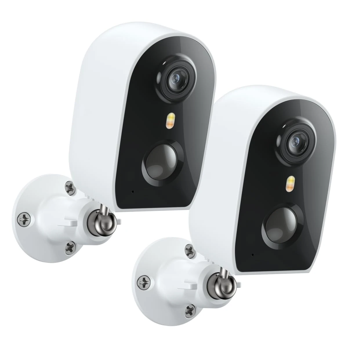 GALAYOU Security Camera Outdoor Wireless, 2K Security Camera Battery Operated, Smart House Home CCTV Systems, Color Night Vision, PIR Detection, Cloud & TF Card Storage, IP65 Waterproof (2 Pack)