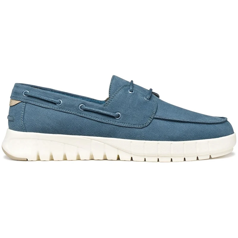 Geox Men U Flextride B Moccasin, Jeans Colour, 7 UK