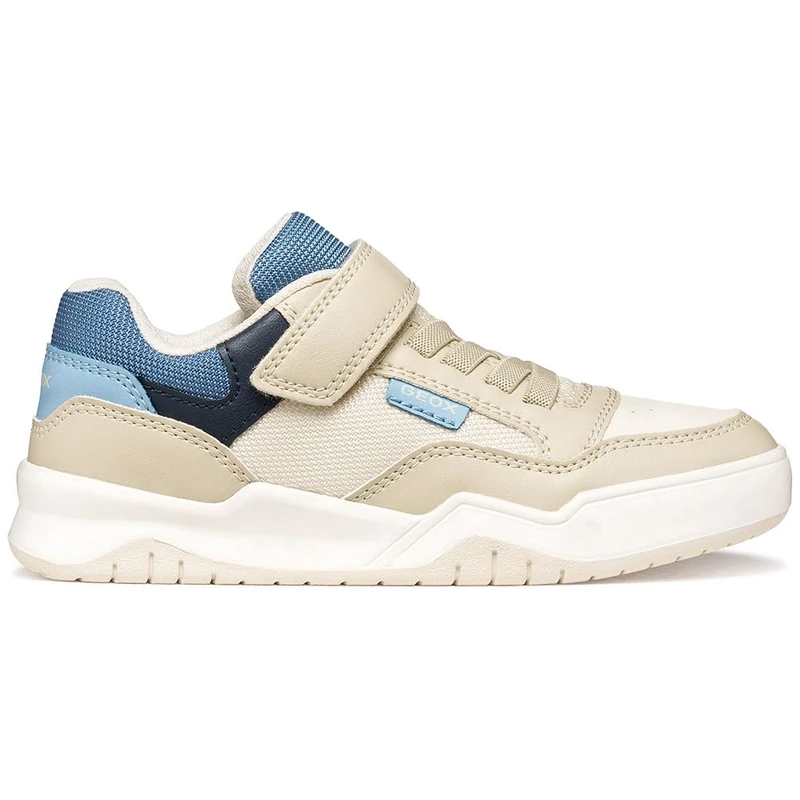 Geox J Perth Boy E Trainers, LT Beige, 38 EU