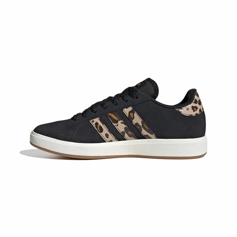 adidas Women's Grand Court Base 00s Shoes, core Black/Dark Brown/Bronze strata, 3.5 UK - Image 1