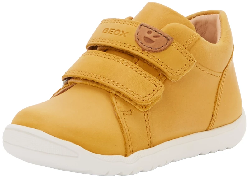 Geox Baby Boys' B Macchia Boy B Trainers, Ochre Yellow, 3 UK