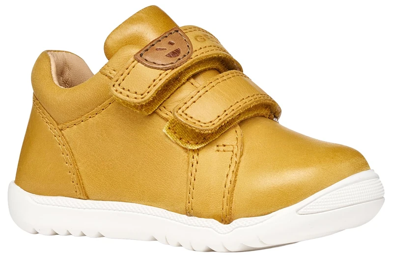 Geox Baby Boys' B MACCHIA Boy B Trainers, Ochre Yellow, 18 EU