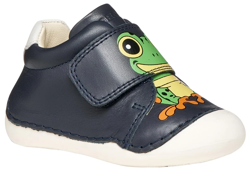 Geox Baby Boys B Tutim C Sneaker, Navy Green, 2.5 UK Child