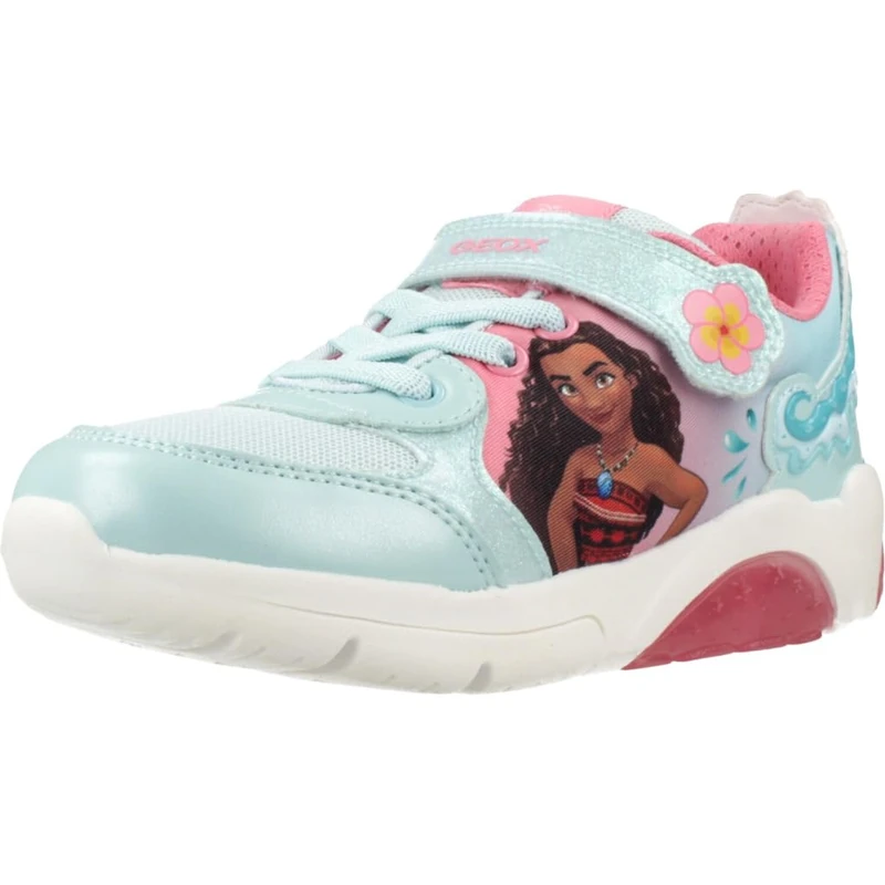 Geox J Fadinlight Girl D Sneaker, Watersea Coral, 11.5 UK Child