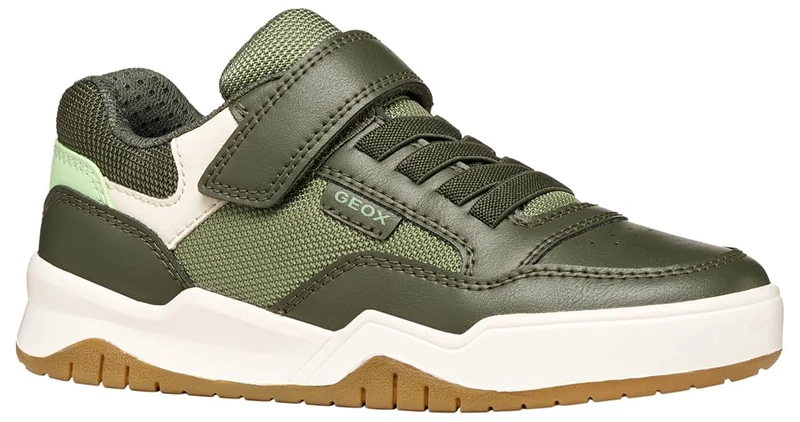 Geox J Perth Boy E Trainers, Military, 34 EU
