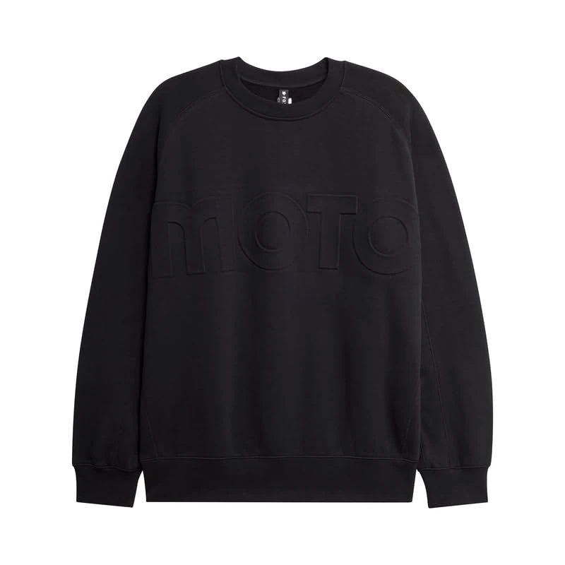 Fox Moto-X Oversized Fleece Crew Sweatshirt Black L