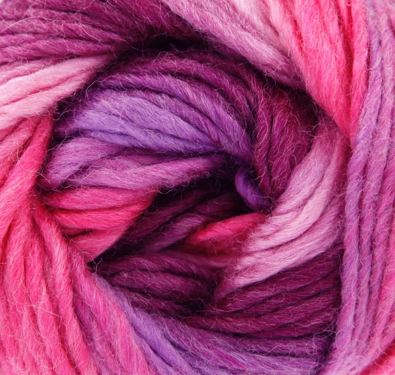 King Cole 25660 Cool Riot Chunky Colour Blend Yarn for Knitting and Crochet | 12 x 100g Balls