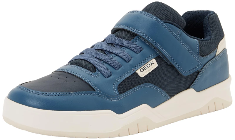 Geox J Perth Boy E Trainers, AVIO/Navy, 39 EU